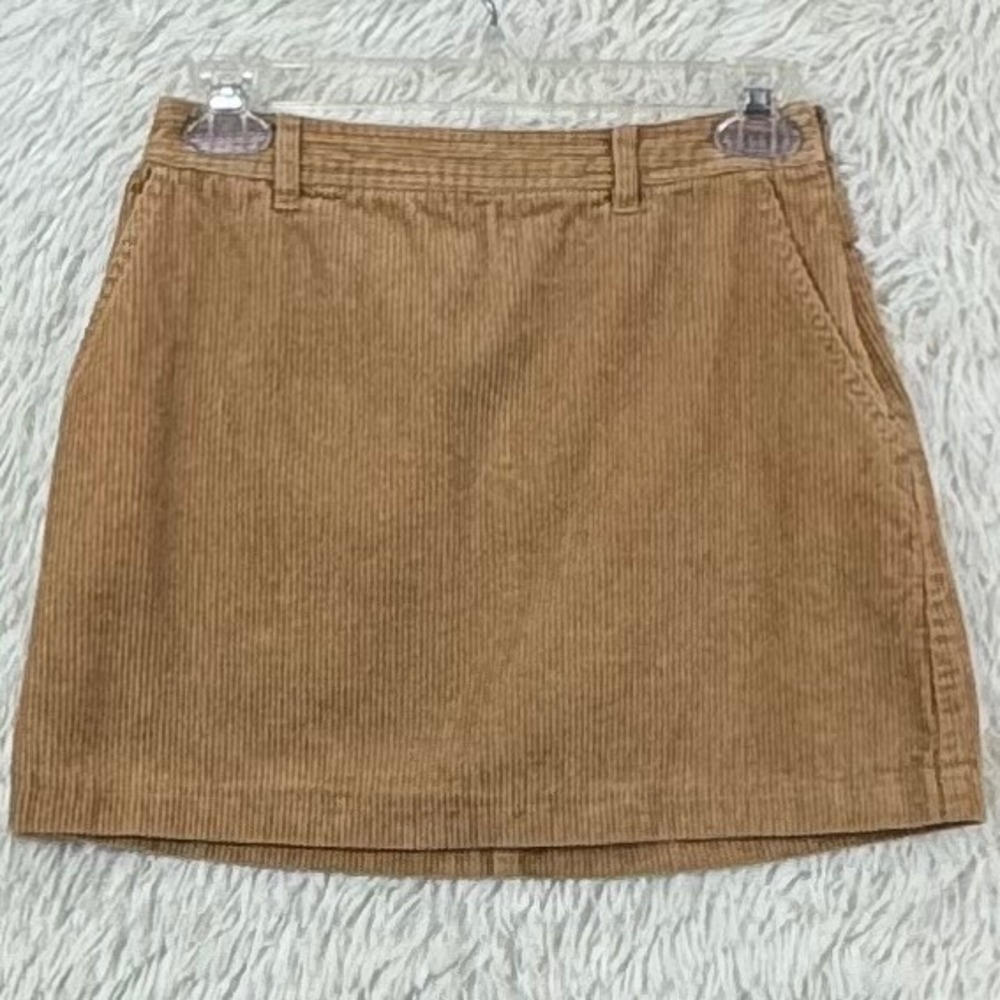 Forever 21 Tan Corduroy Mini Skirt Size Small
